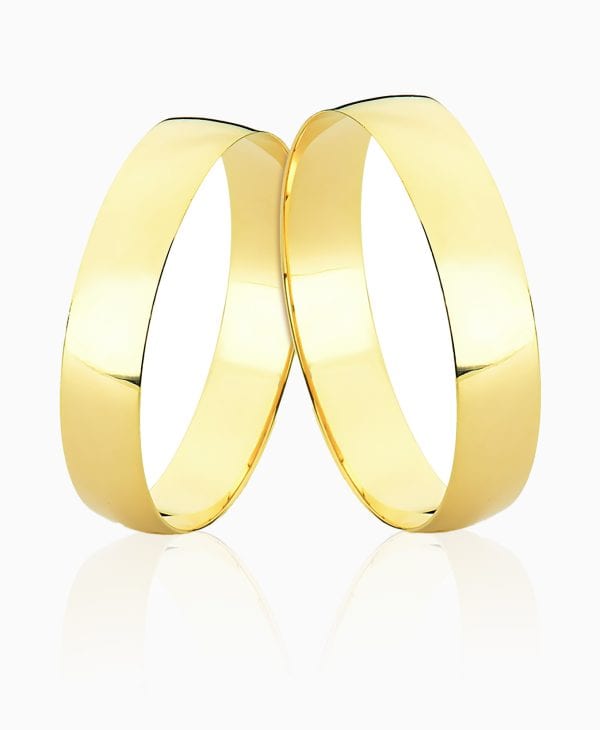 Aliança de casamento Porcello em ouro