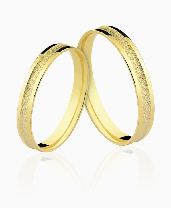 Aliança de casamento Porcello em ouro